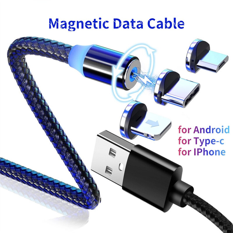 3-trong-1 cáp sạc Lightning Micro USB Type C Cáp sạc nhanh dòng cáp sạc tương thích với Iphone Ipad Điện thoại Android Huawei Xiaomi Samsung Vivo