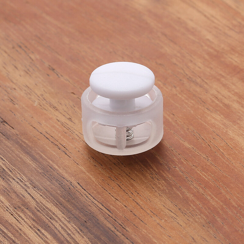 20pcs Multi Colors Plastic Paracord Shoelace Cord Lock Clamp 2 Hole Toggle Clip Stopper Shoelace Cord Buckles Parts Accessories
