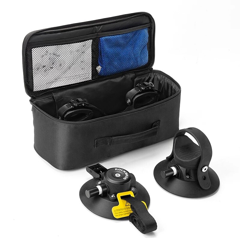 ROCKBROS Bicycle Car Racks Aliuminum Alloy Suction Cup Bike Racks Quick