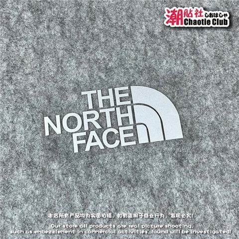 The North Face Sticker North Reflective Sticker Trendy Hip Hop Personalized Car Fuel Tank Cap Sticker