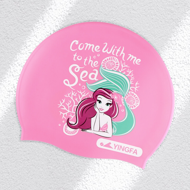 Disney Series Swimming Cap Silicone Watersport Hat For Adult Kids,YINGFA Pool Swimming Accessories