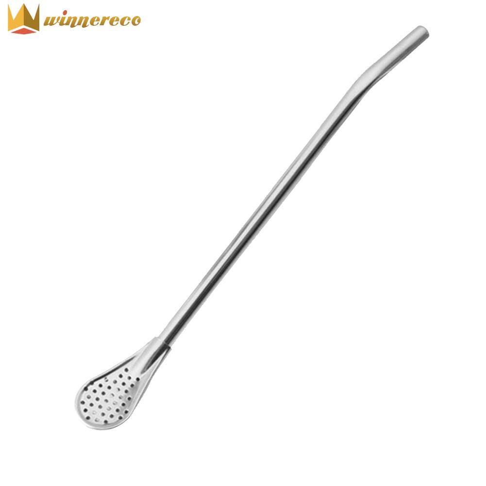 (Ready) Spoon Tea Filter Stainless Steel Yerba Mate Drinking Straw Bar Accessories