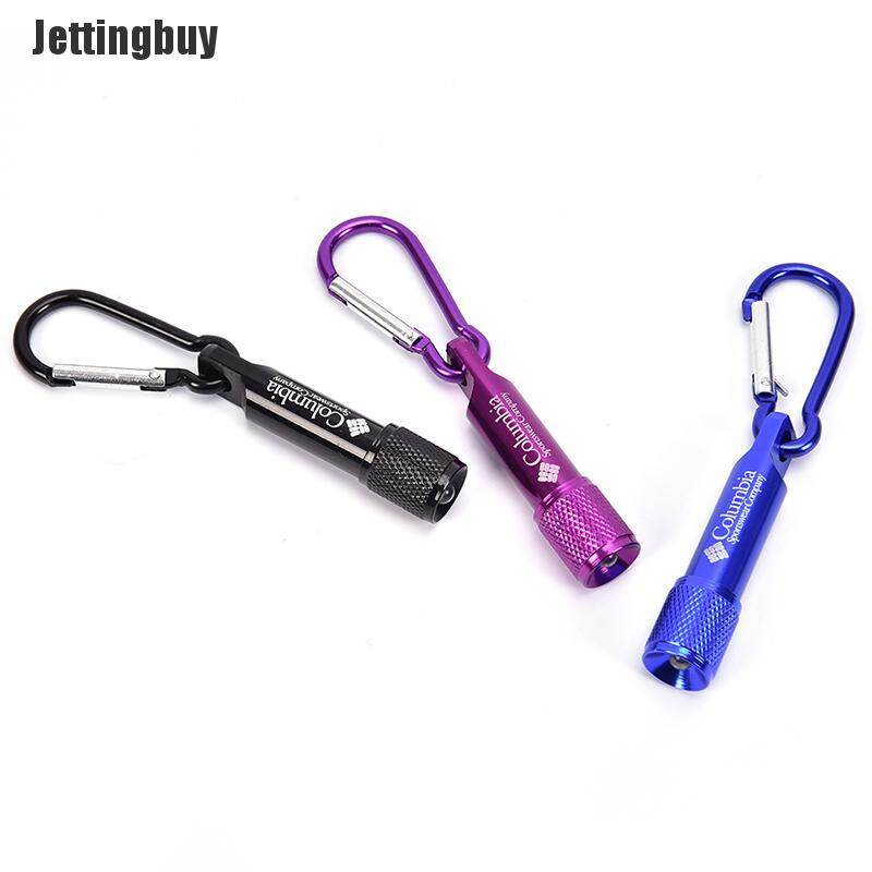 [Jettingbuy] Móc Khóa Đèn Pin Mini Đèn Pin Bỏ Túi LED Đèn Pin