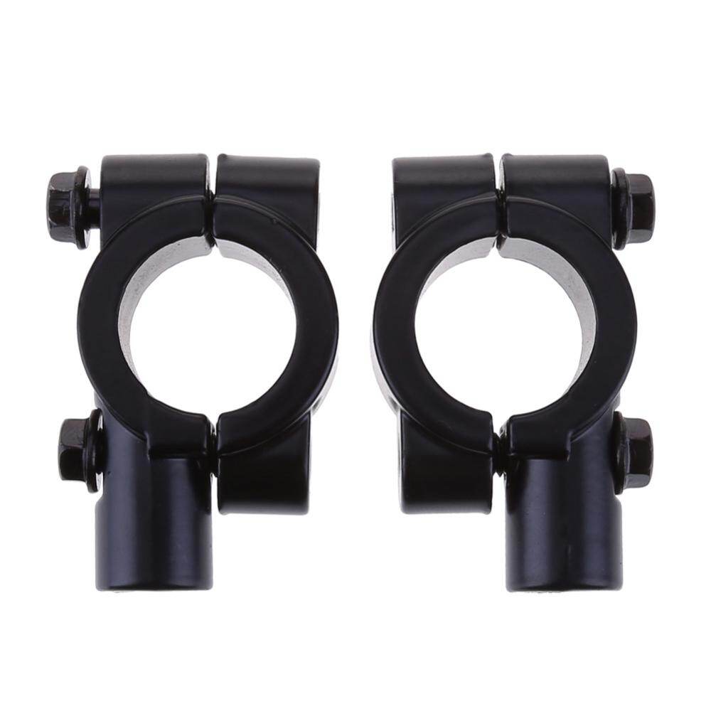 2 cái Kính Chiếu Hậu Xe Máy Giá treo gương chủ 22mm tay nắm mô tô giá treo gương kẹp gắn dễ dàng cài đặt phụ kiện