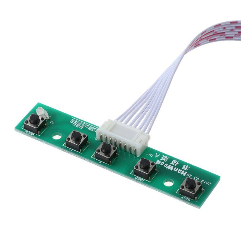 1Set HDMI VGA 2AV 40/50 Pins PC Controller Board Module for Raspberry PI 3 EJ101IA-01G 8 Bit IPS LCD Display Driver