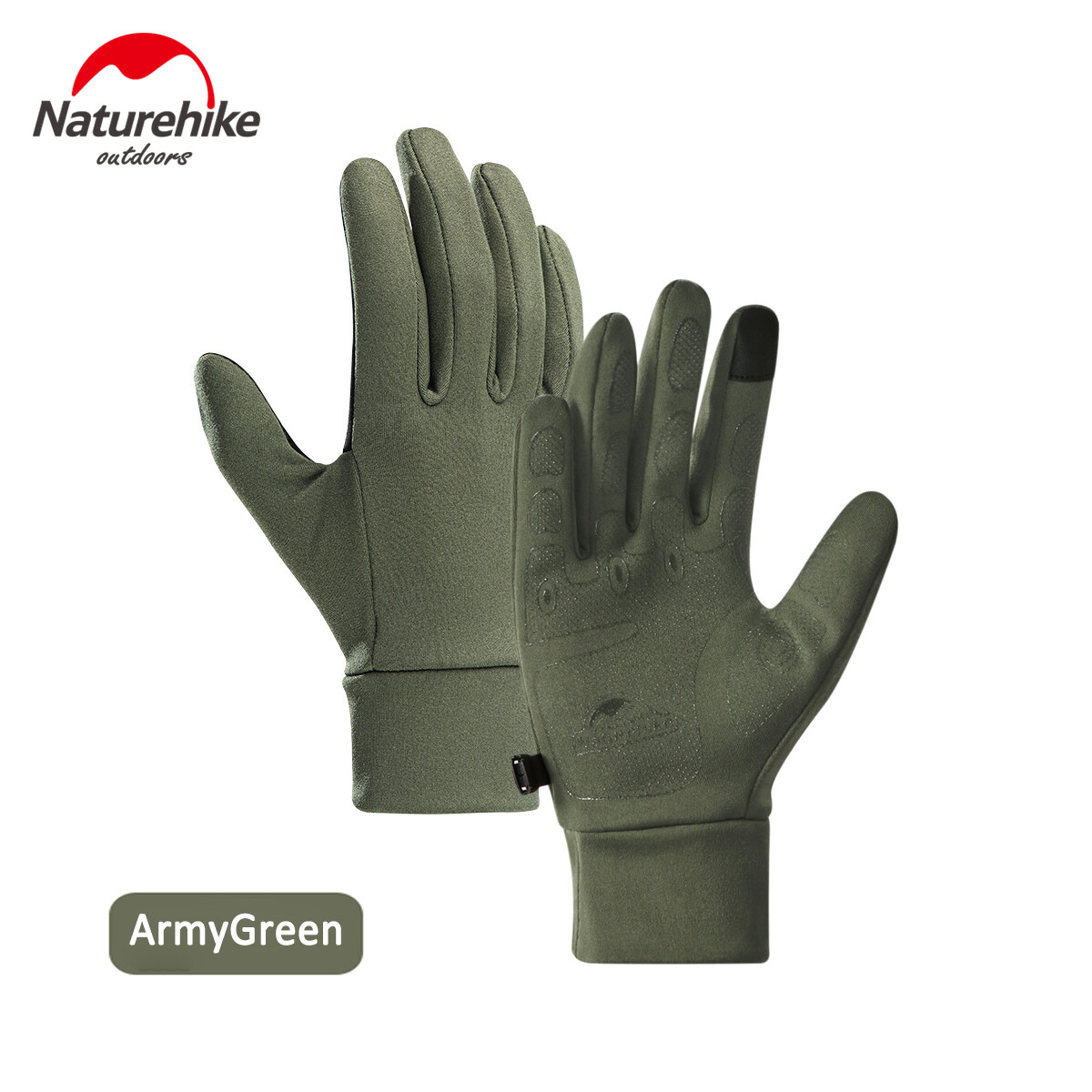 Naturehike Men Touch Screen Gloves Silicone Non-slip Unisex Lightweight Gloves for Outdoor Hiking Cycling Running NH20FS032