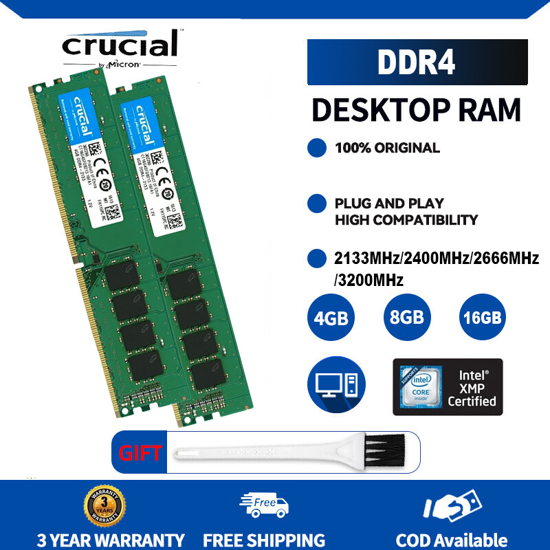 Ddr4 2133 Ddr4 2x4gb Crucial 8GB (2x4GB) CT2K4G4DFS8213 2133MHz