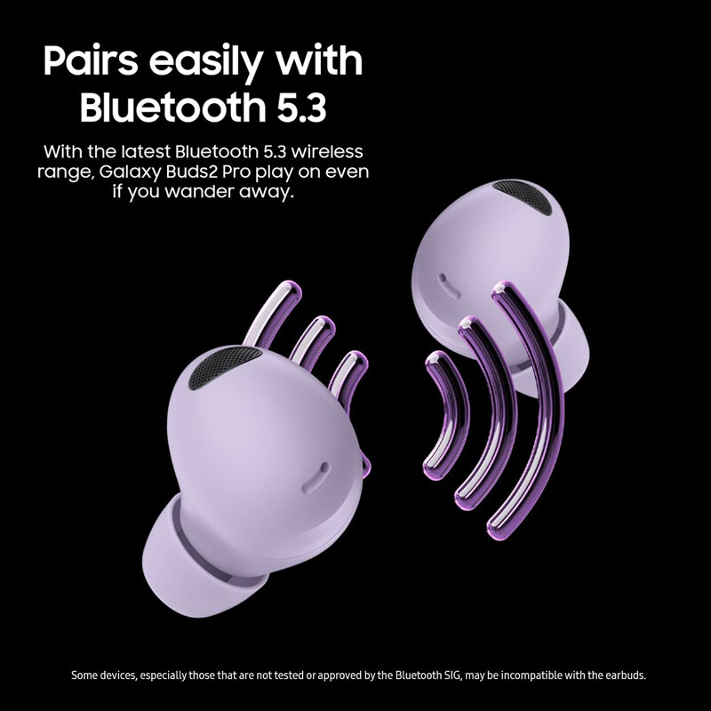 Samsung Galaxy Buds 2 Pro Wireless Bluetooth In-ear Active Noise Cancellation Headset for IOS/Android Wireless True High Quality Bluetooth Headphones with Microphone Music & Game Earbu