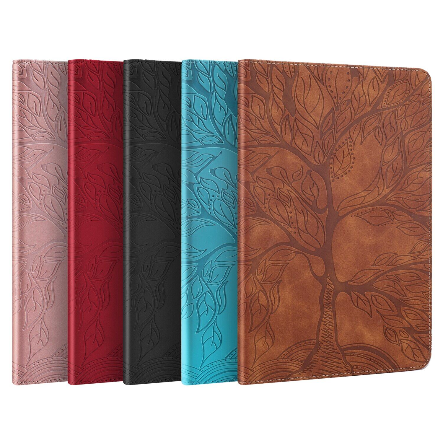 Tab Case For Kindle Fire HD 10 2021 HD10 2017 2015 2019 Cover Life Tree Pattern Tablet Shell Fire HD 10 inch Coque Stylus