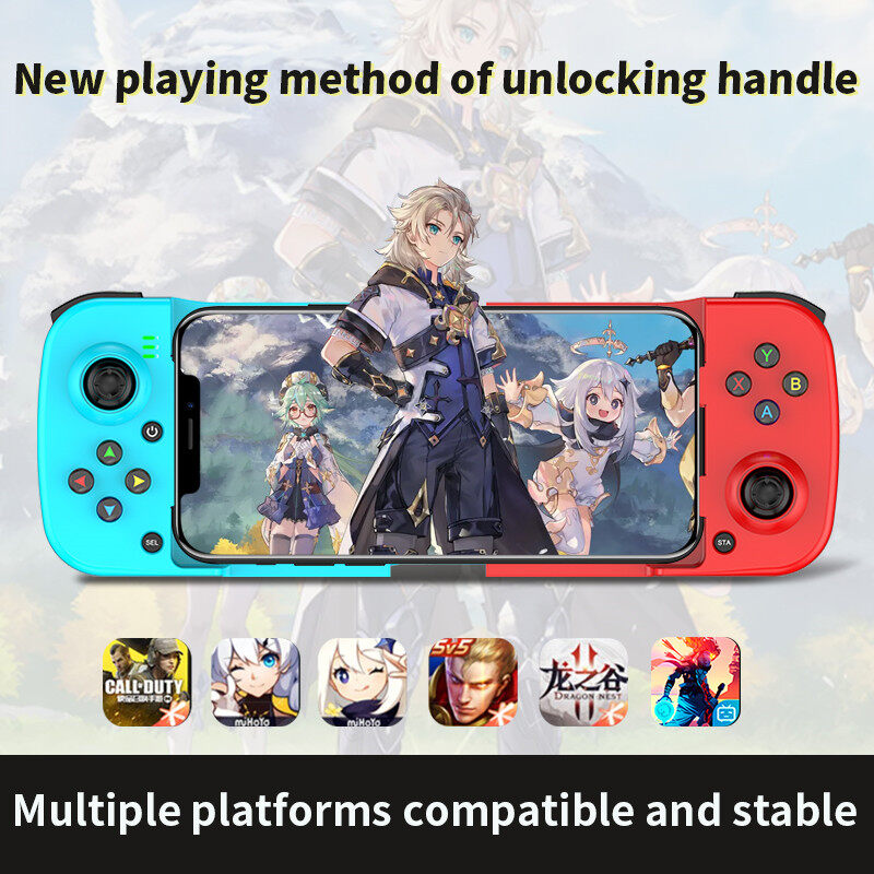 Mobile Phone Gamepad Bluetooth-compatible Wireless Game Controller for PUBG