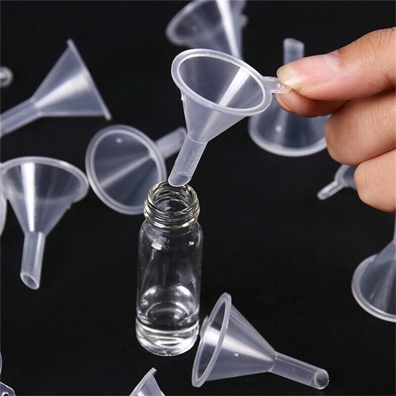 Polocat 10 Cái Phễu Đựng Dầu Nhỏ 3/5Cm Dụng Cụ Đặc Biệt Nhà Bếp Chai Nhựa Nhỏ Để Khuếch Tán Nước Hoa Phễu Đựng Dầu Lỏng Phòng Thí Nghiệm Mini