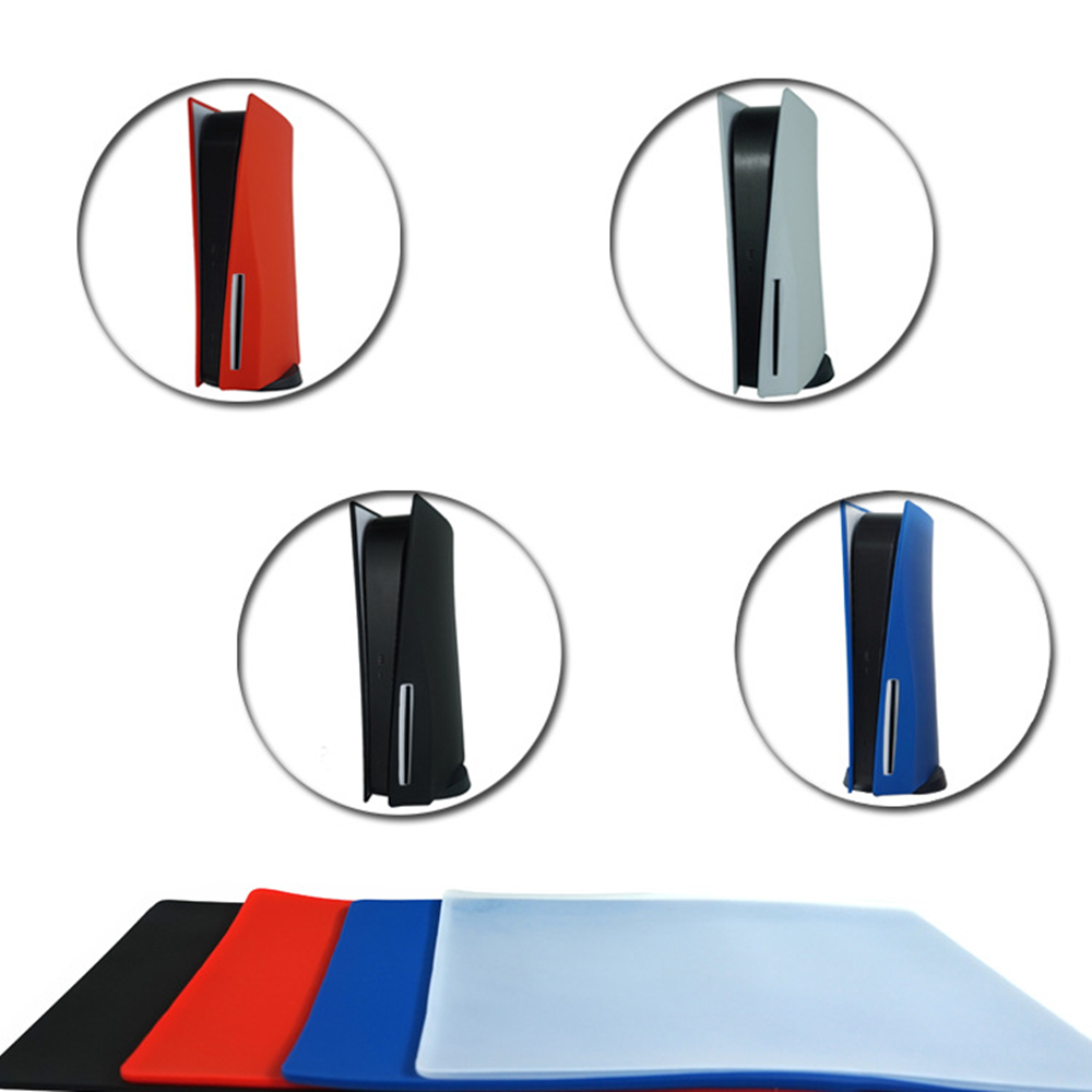 Silicone Protective Cover For Playstation 5 support Digital Version nd Disc Version For PS5 Console Dustproof Anti-Scratch Protector Skin