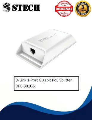 D-Link 1-Port Gigabit PoE Splitter DPE-301GS