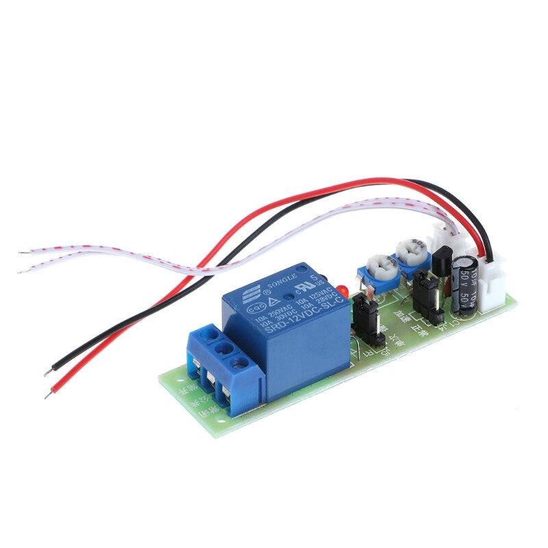 12v dc infinite cycle delay timing timer relay on off switch loop module trigger