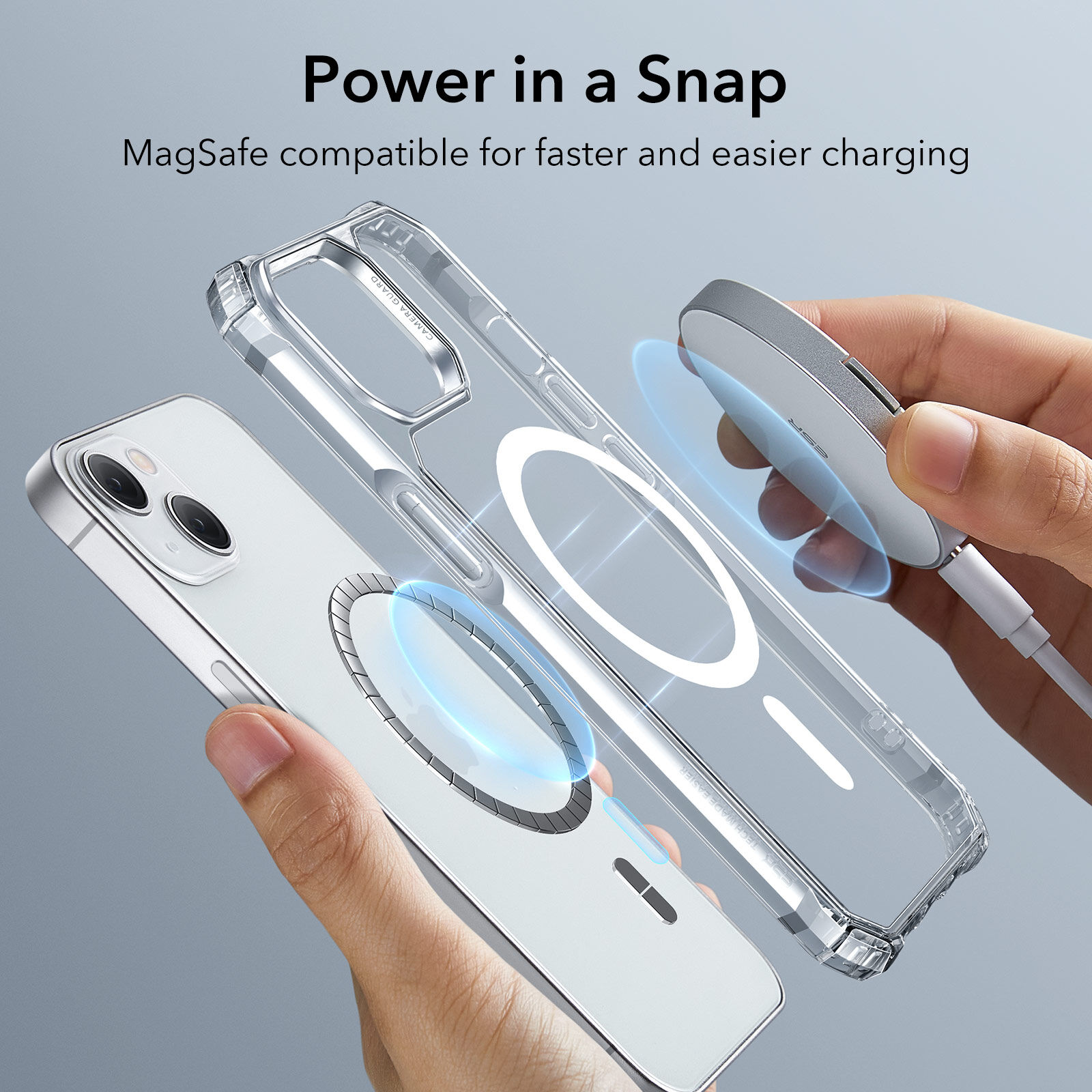 ESR Air Armor Ốp Lưng Với HaloLock Cho iPhone 14 iPhone 14 Plus iPhone 14 Pro iPhone 14 Pro Max