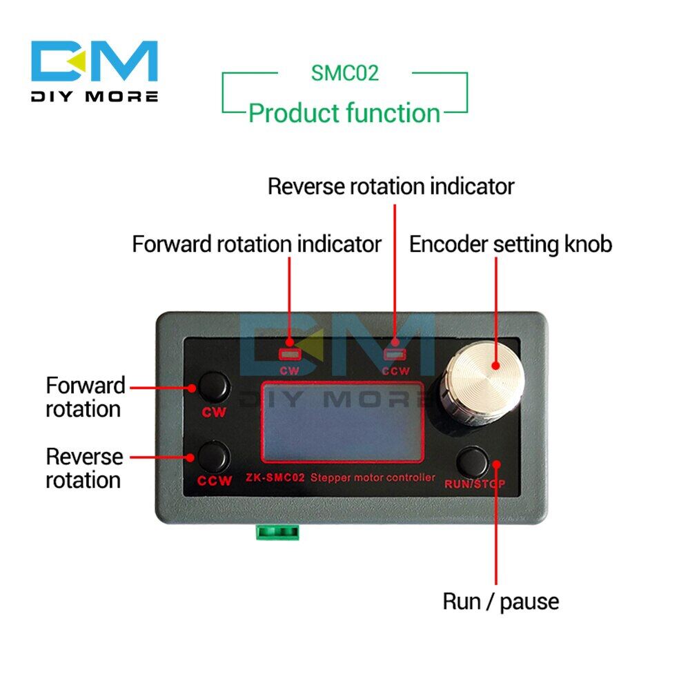 Diymore ZK-SMC02 Drive Integrated 42 57 Stepper Motor Forward and Reverse Control Drive Angle Pulse Speed PLC Serial Communication