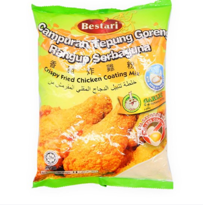 UU Bestari Garlic Crispy Fried Chicken Coating Mix 1kg | Lazada