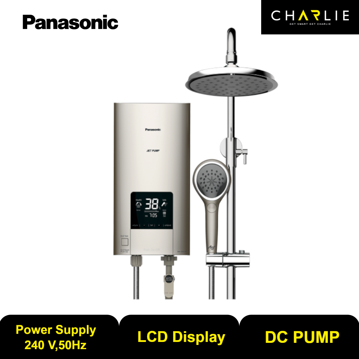 PANASONIC DH-3NP2MSR WATER HEATER JET PUMP | HOME SHOWER | Lazada