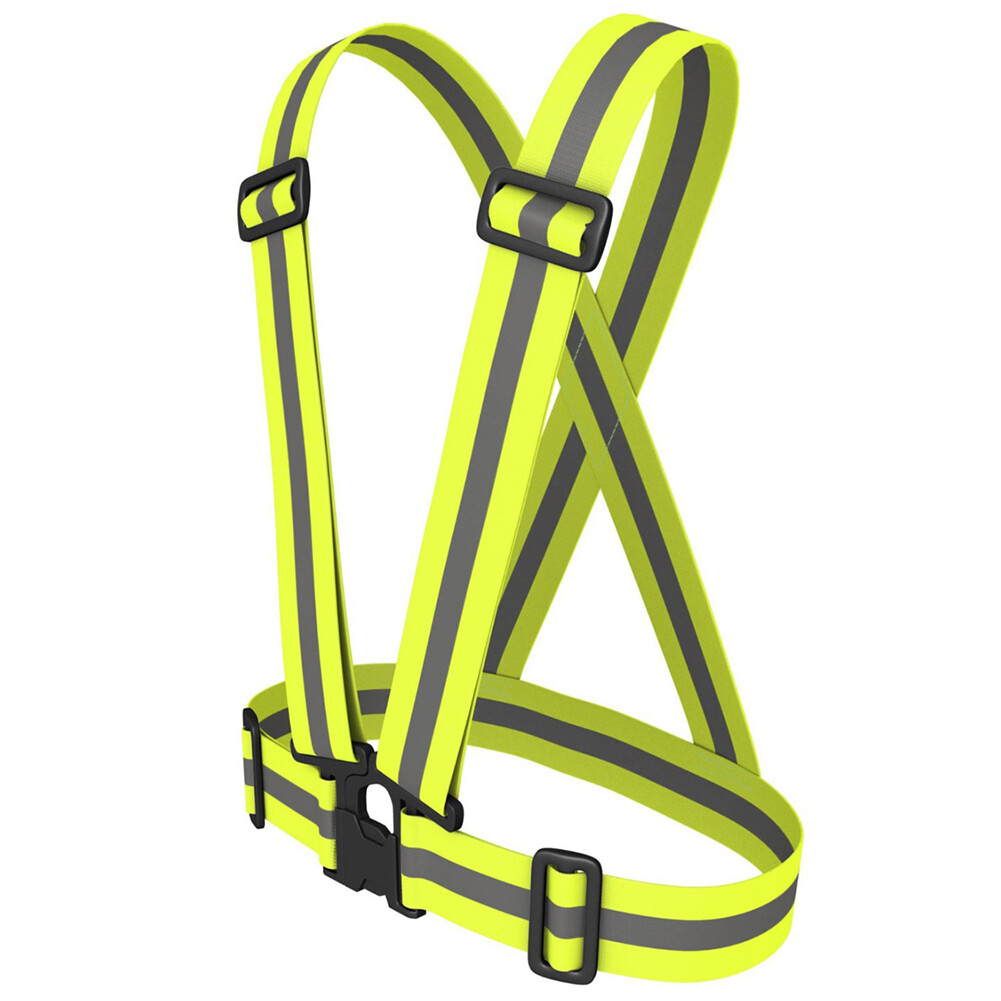 Night Running Reflective Straps Vest Traffic Night Work Security Clothing