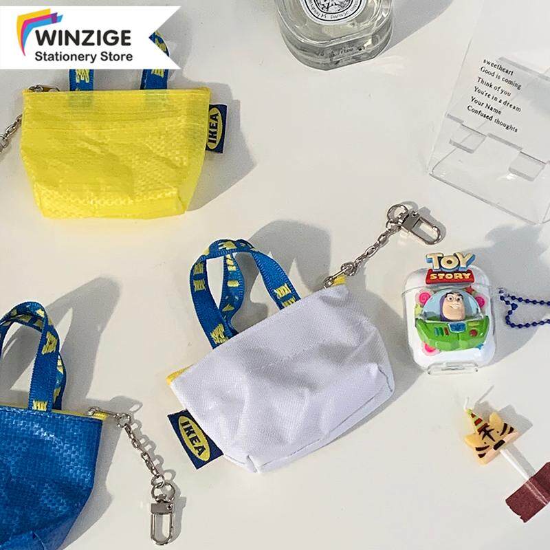 Winzige Mini กระเป๋าใส่เหรียญกระเป๋าใส่บัตรกระเป๋าถือจี้ที่เก็บลิปสติกกระเป๋า