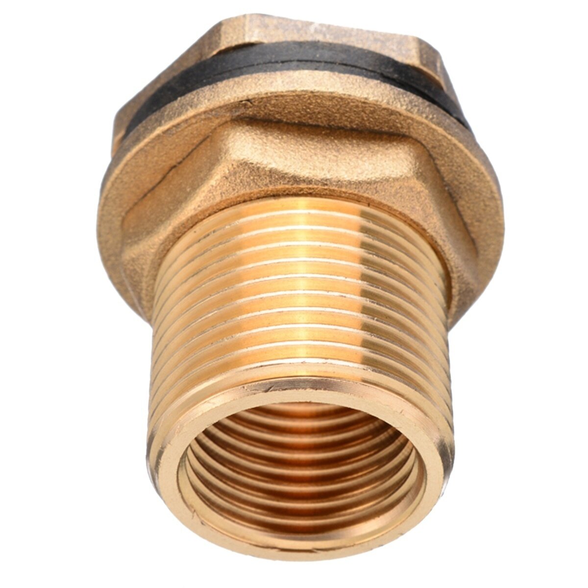 1PC 1/2" Female 3/4" Male Soild Brass Water Tank Connector Garden