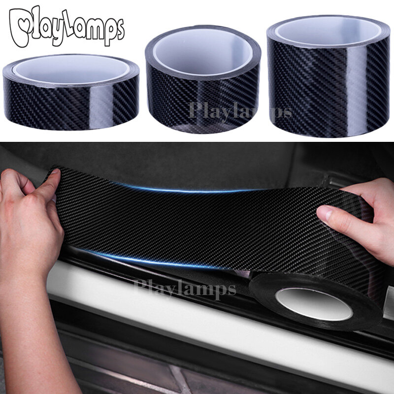 Dải Bảo Vệ Tự Làm Băng Dính Chống Trầy Xước Cạnh Cửa Ô Tô Màng Bảo Vệ Chống Thấm Nước, Màu Đen