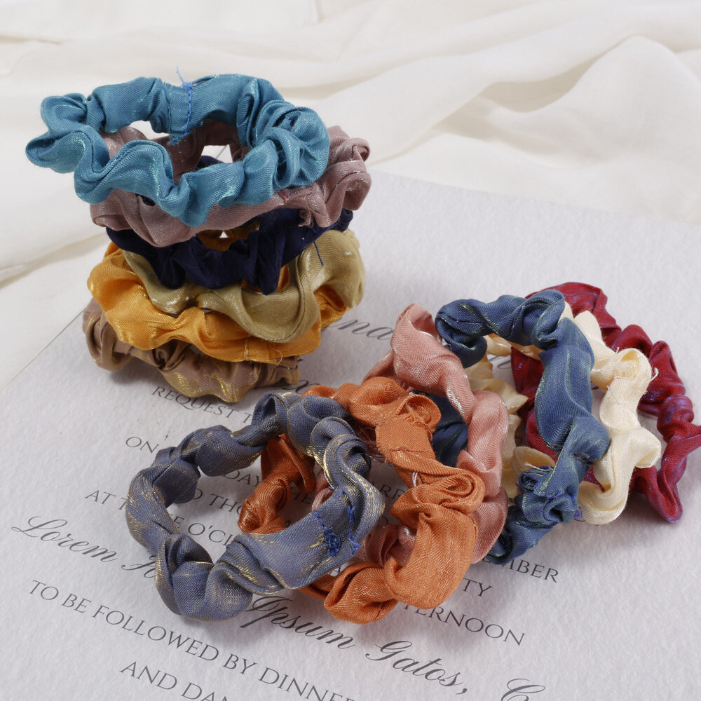 Rubber Band Hair Rope Cute Large Intestineintestine Satin Hair Ring Elastics Ponytail Holders Hair Accessories