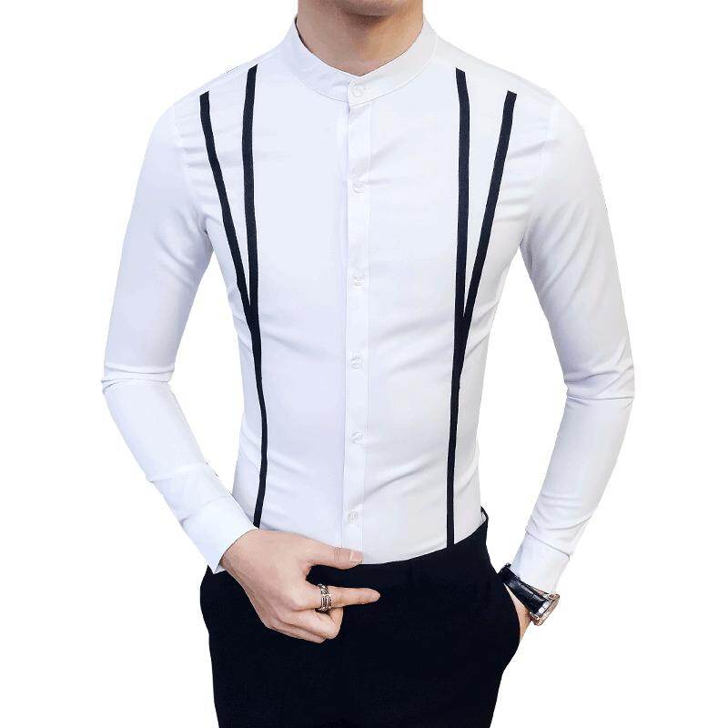 black plus size dress shirt