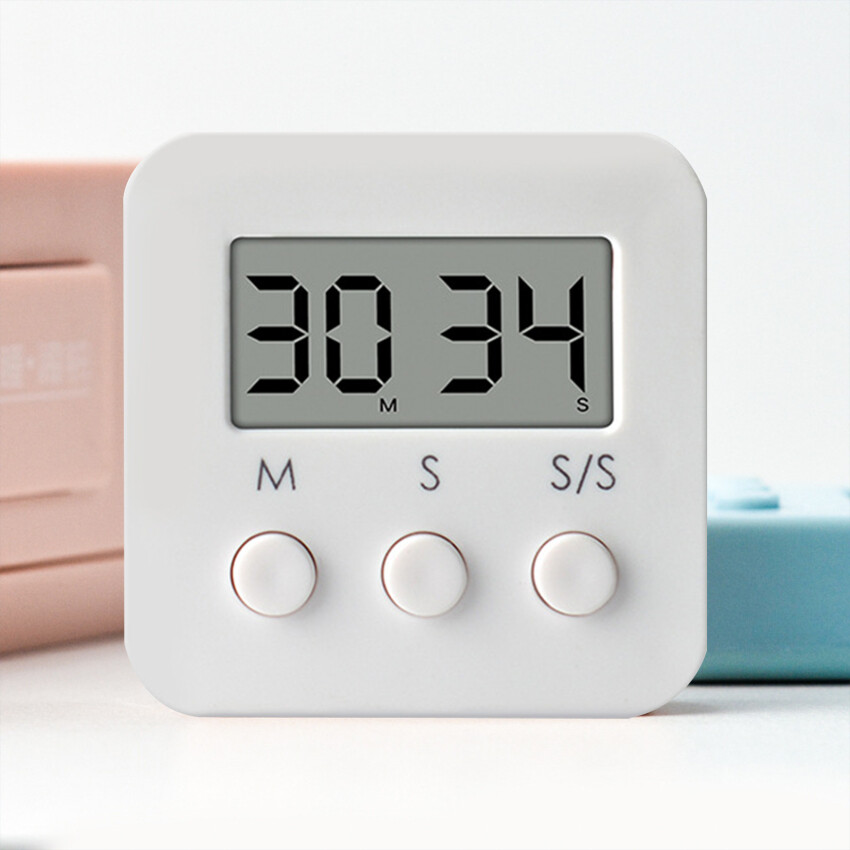 LCD quản lý hẹn giờ học sinh học Tự Kỷ Luật Đồng hồ bấm giờ có chức năng nhắc việc Mini dễ thương Đồng hồ báo thức điện tử dụng cụ nhà bếp