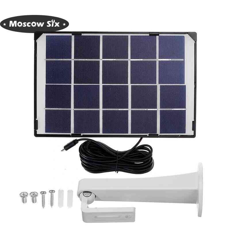 3.7v Charging Panel Waterproof Solar Panel for Wireless Outdoor Security Camera