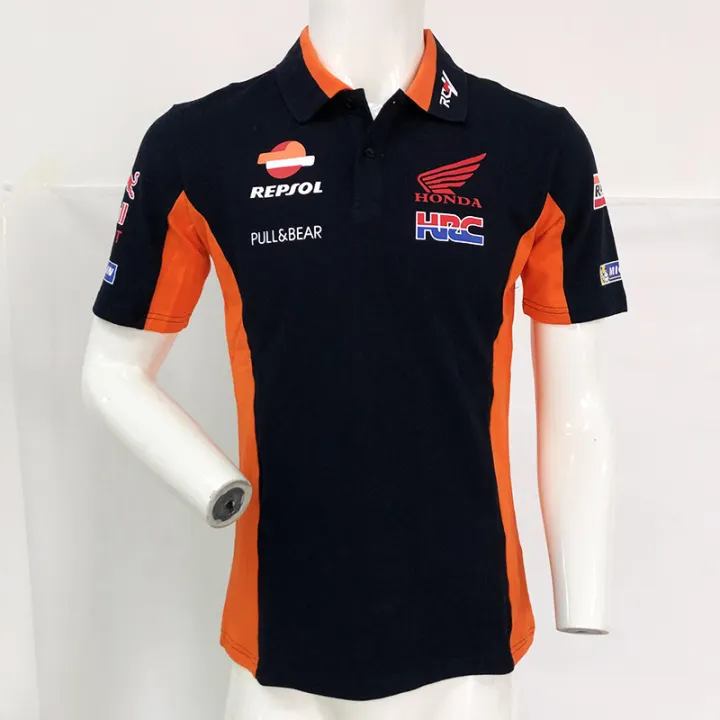 HONDA REPSOL Motorcycle Racing suits Motocross Men Polo shirts 