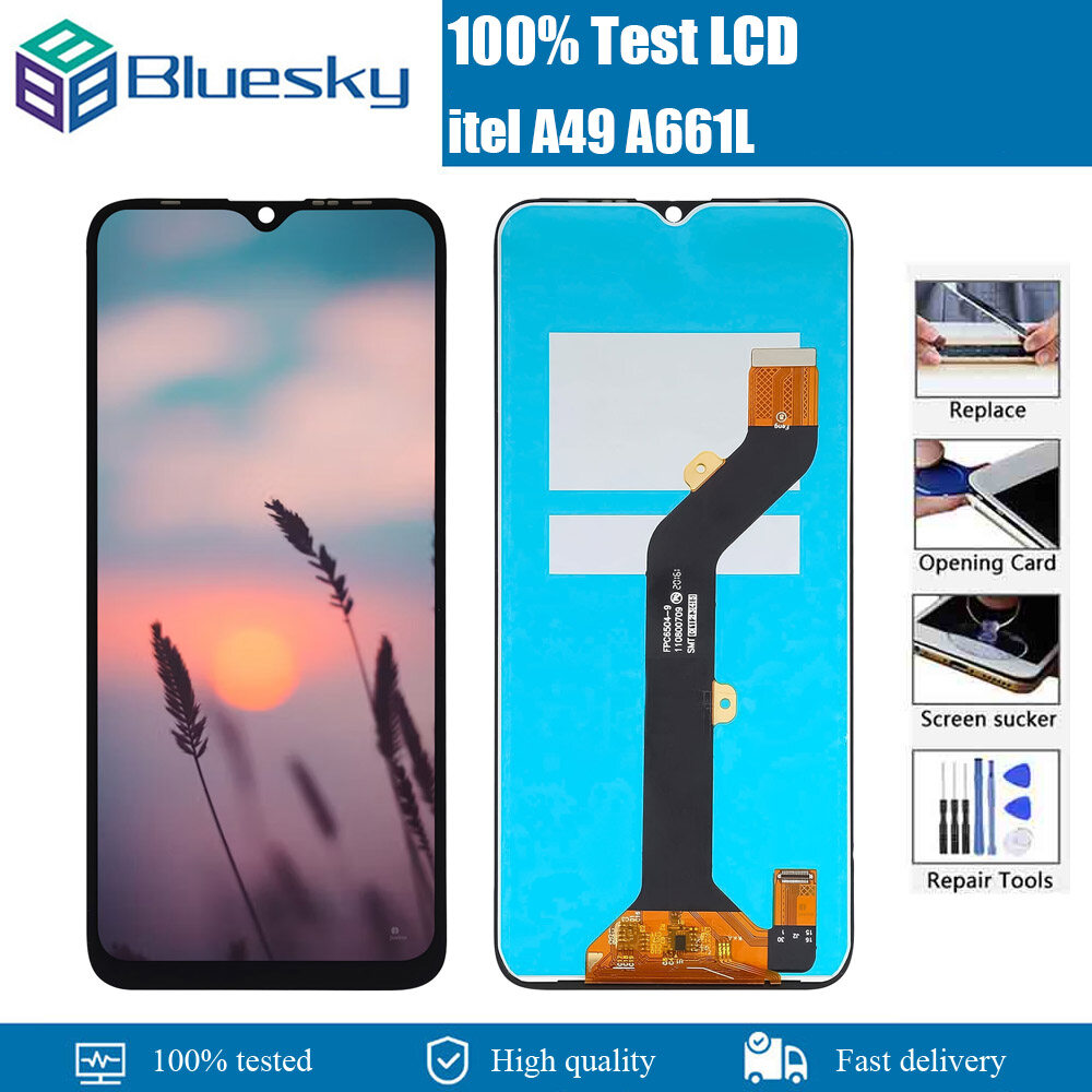 สำหรับ Itel A49 A661L แอลซีดีจอแสดงผลต้นฉบับและเซ็นเซอร์หน้าจอ