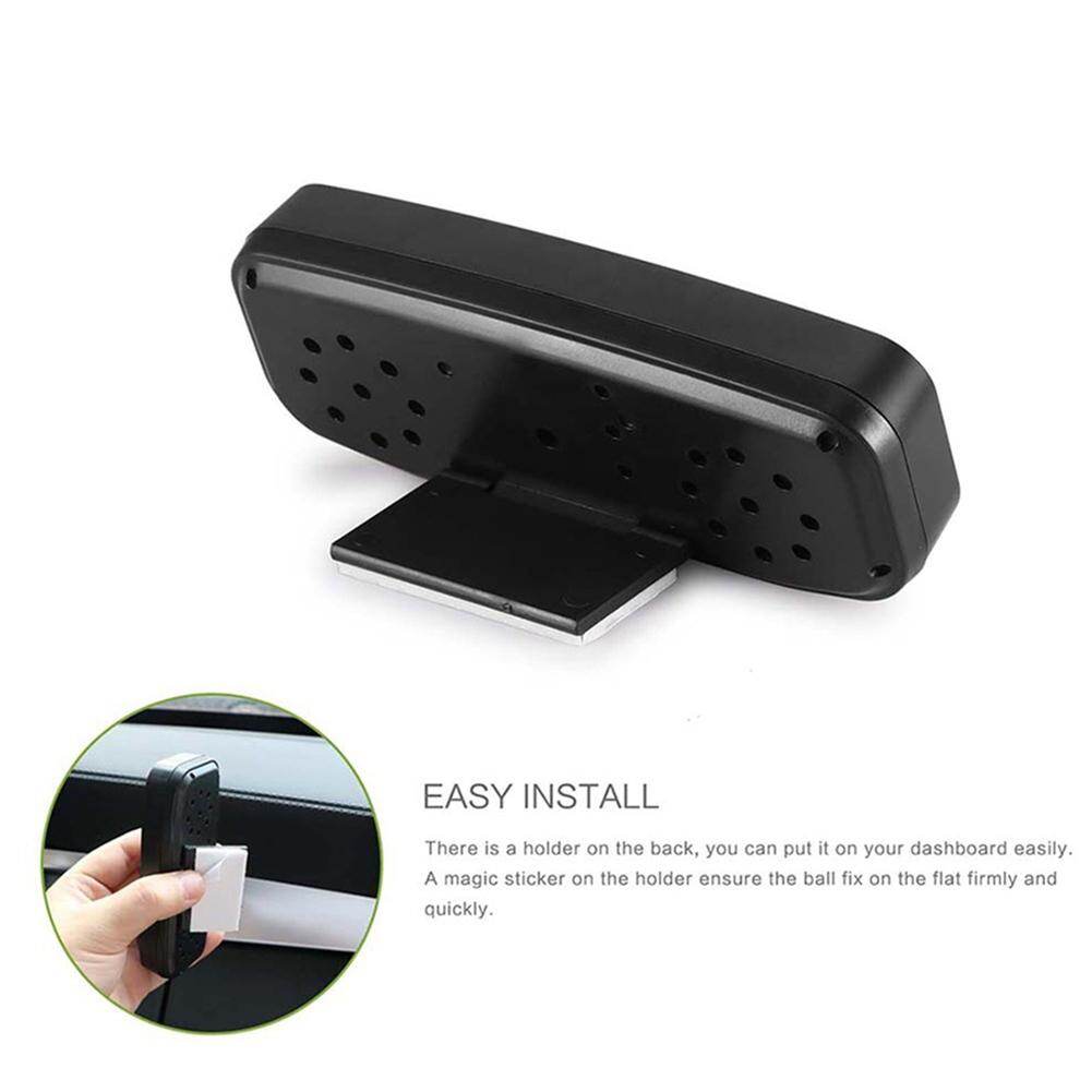 Car Vehicle Navigation Ball Compass Thermometer Hygrometer Interior Accessories