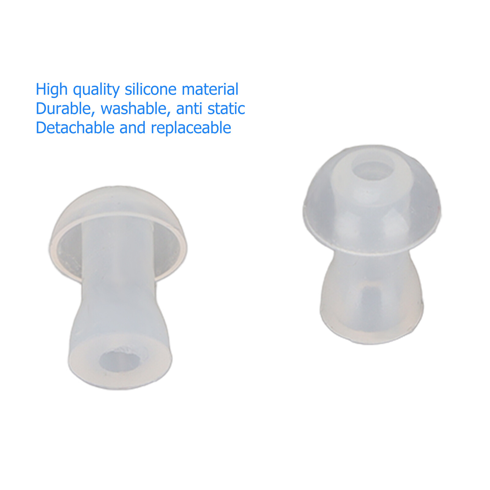Máy trợ thính Khuyên tai có thể giặt thay thế Silicone mái vòm Máy trợ thính khuyên tai cho BTE sau tai