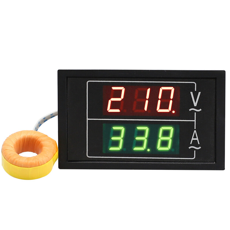AC80-500V DL85 Đồng Hồ Đo Điện Áp Hiển Thị Kép 100A 60A Đồng Hồ Đo Tần Số Máy Dò Ampe Kế Vôn Kế LED Ampe Kế AC