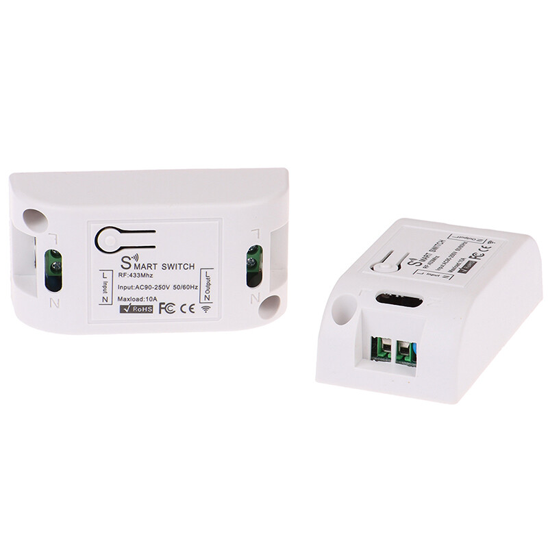 Hanlu 433 Mhz RF Smart Switch Wireless RF Receiver Timer Relay Phone Remote Control