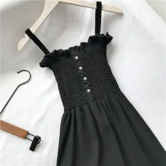 tube top dress with straps