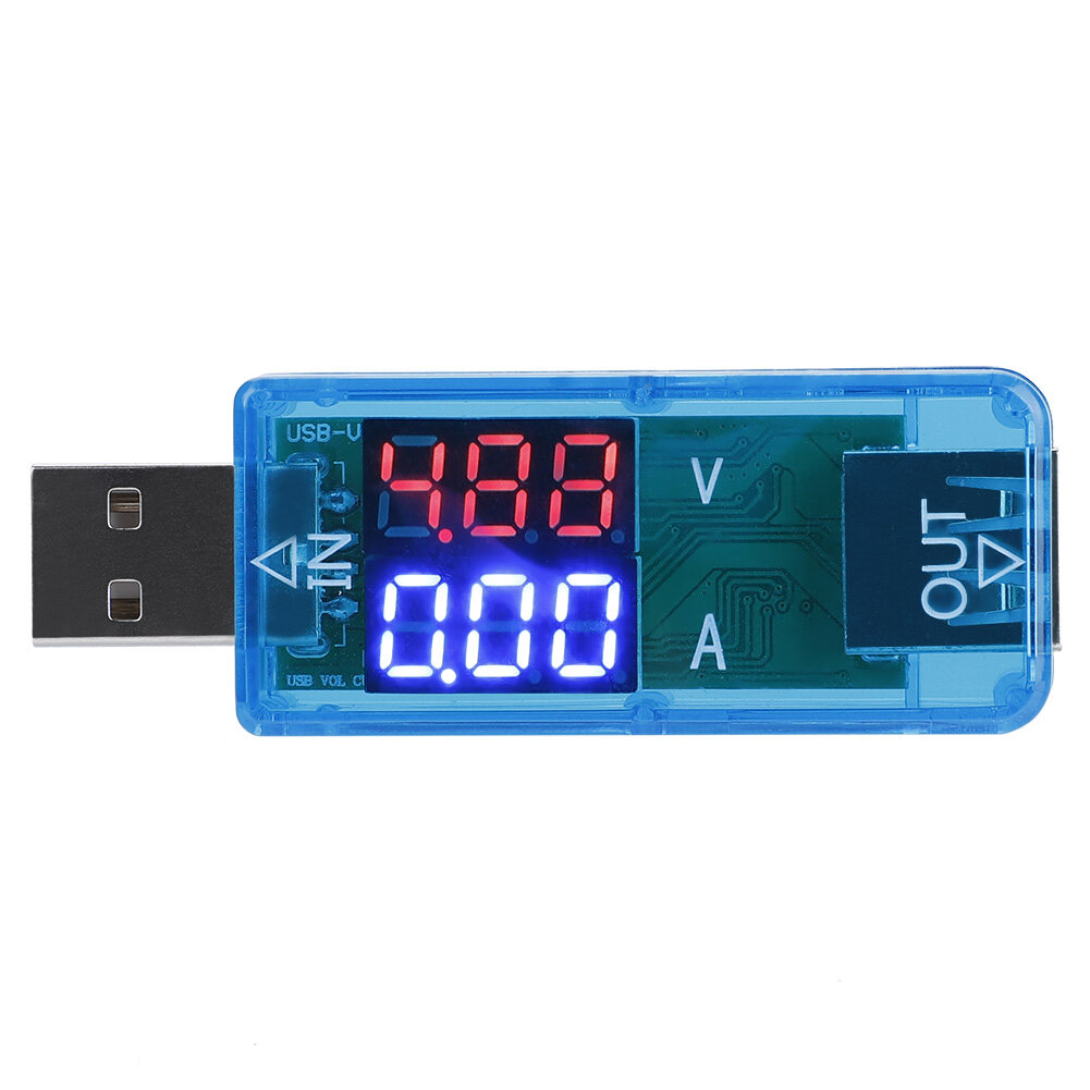 USB Color LCD Voltmeter Ammeter Current Meter Multimeter Charger USB ...