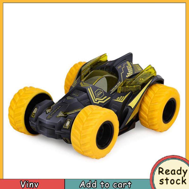 Vinv 360° Rotation Pull Back Stunt Car Toy Inertial Offroad Car Toy Friction Inertia Powered Flips Toy Car Great Birthday Gifts for Boys Girls