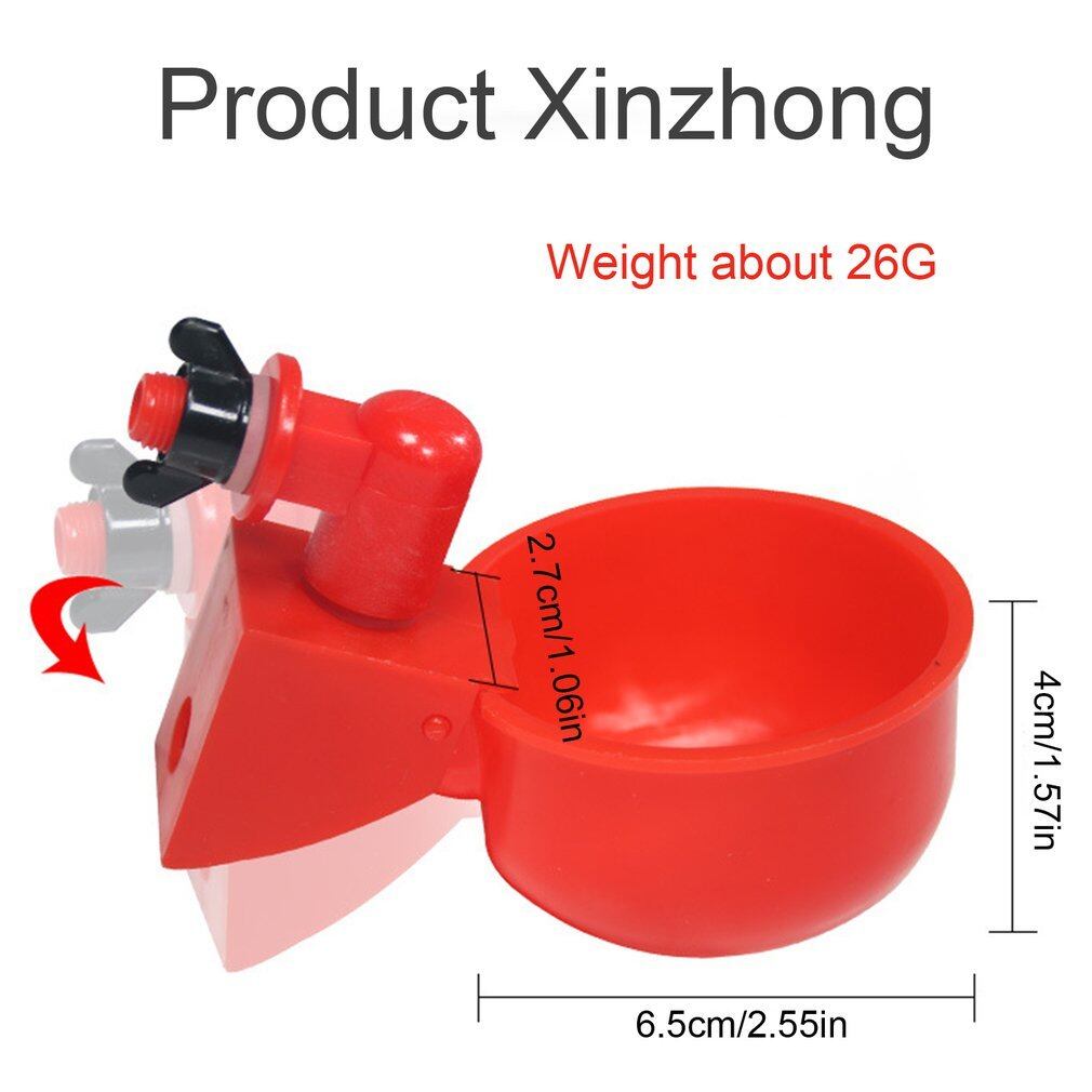 Tự Động Gà cốc nước Sử Dụng Bền Bát uống nước bằng nhựa Cho Gia Cầm Chim Bồ Câu Chim Thỏ Lồng Gia Cầm Lồng