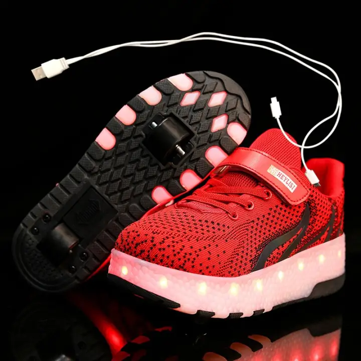 pink led shoes
