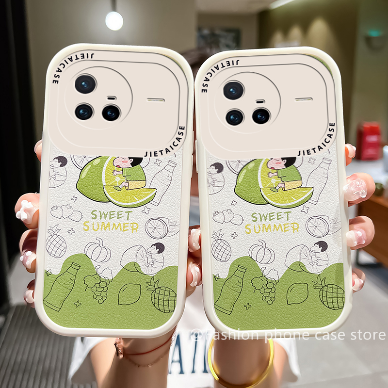 เคส Phone Case Vivox80 Vivo X80 Pro 5g ใหม่การ์ตูนน่ารักปลอก Full 