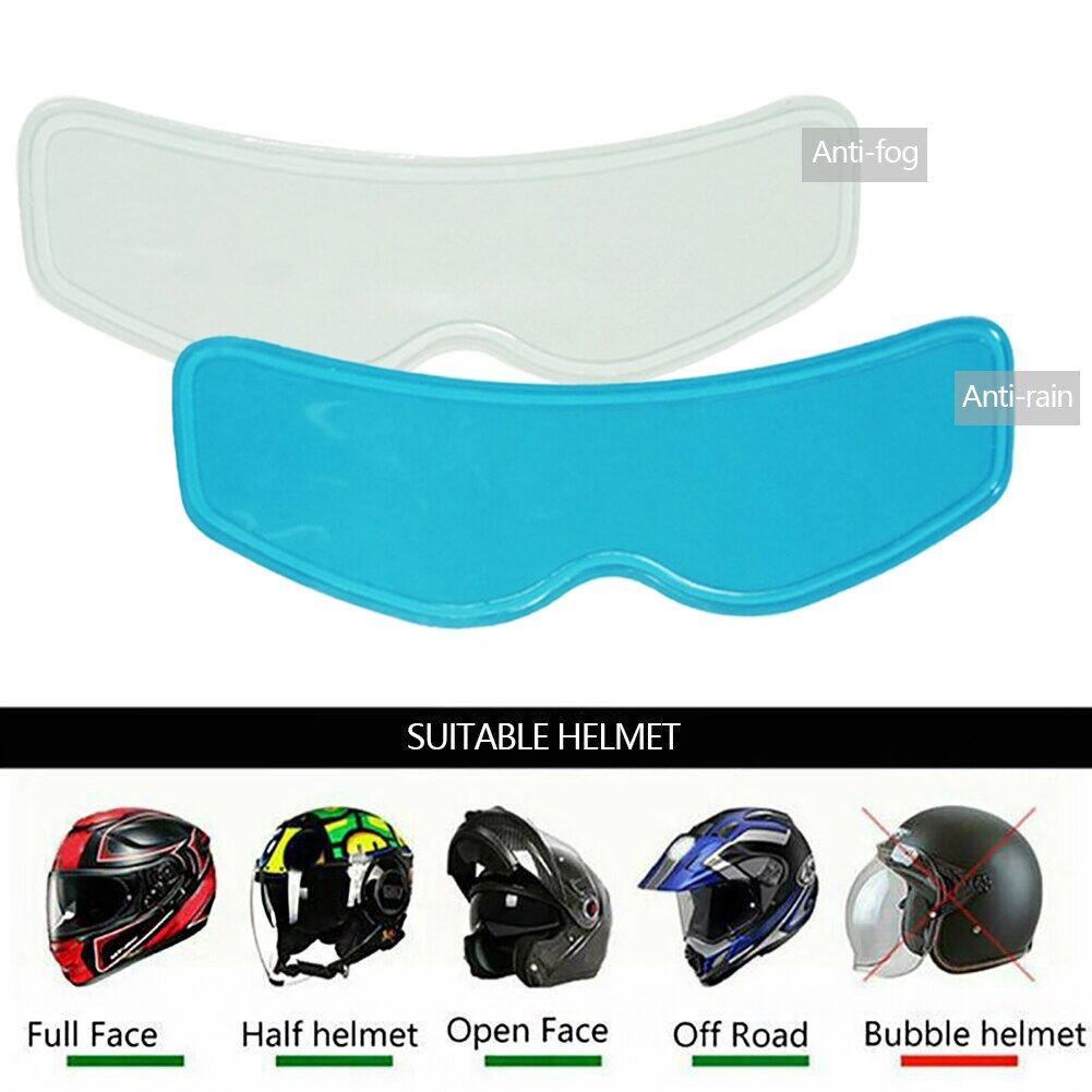 Universal Motorcycle Helmet Waterproof Lens Film Rain Helmet Lens