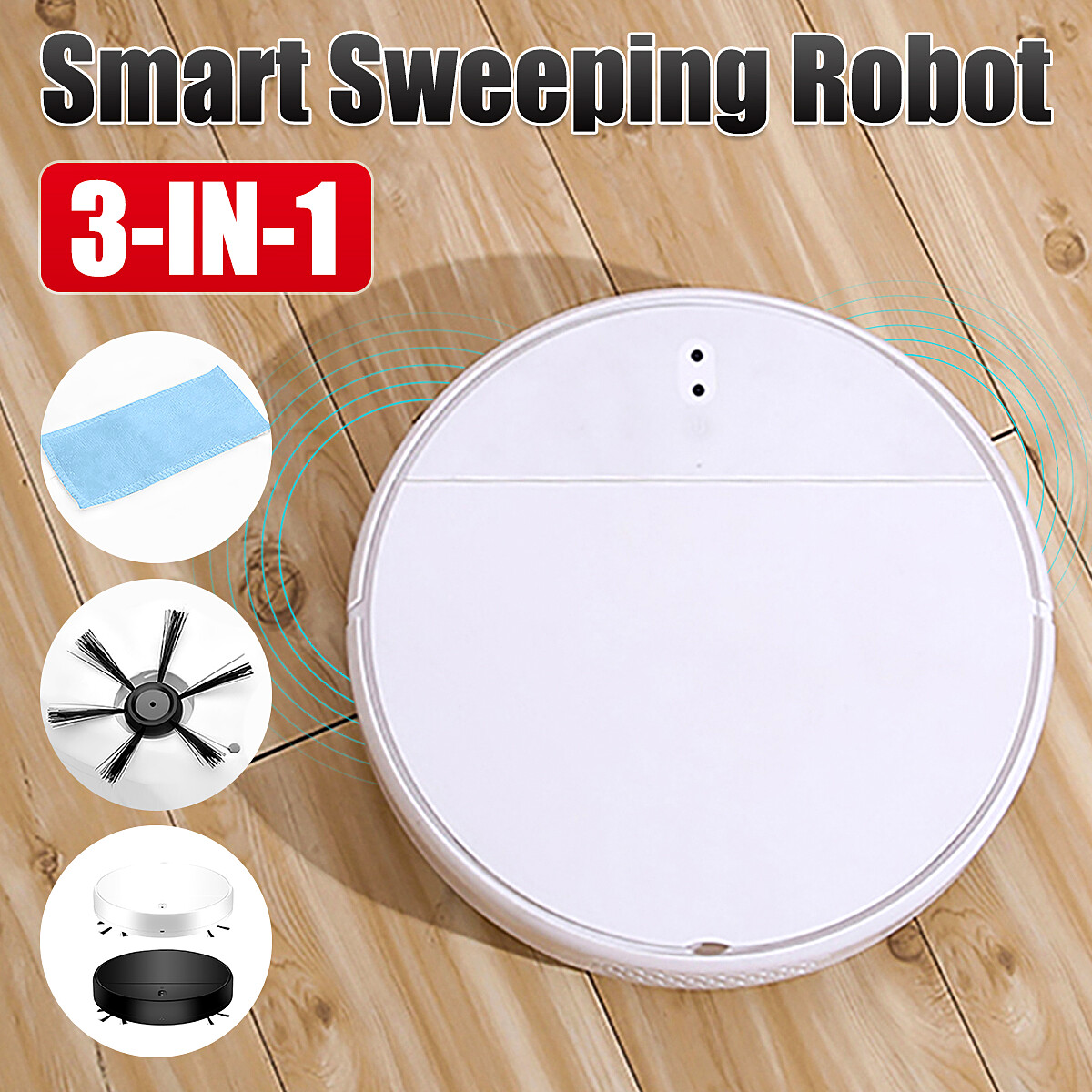 3 IN 1ดูดสมาร์ทเครื่องดูดฝุ่นหุ่นยนต์ทำความสะอาด Self จะเดิน Sweeper 3 IN 1ดูดสมาร์ทเครื่องดูดฝุ่นหุ่นยนต์ทำความสะอาด Self จะเดิน Sweeper