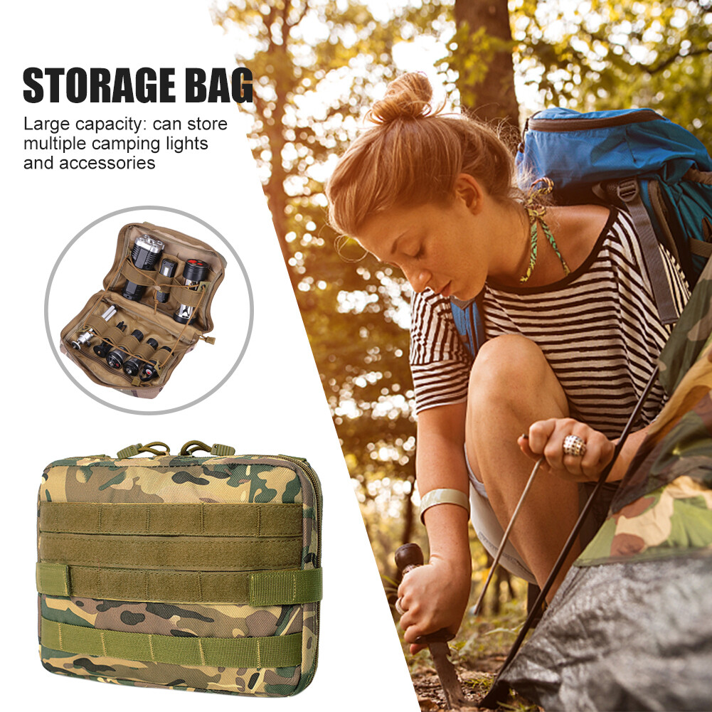 Lighthouse Camping Light Storage Bag Portable Camping Lamp Lighthouse Holder Universal Large Capacity for Black Dog ESLNF Goal Zero ML4