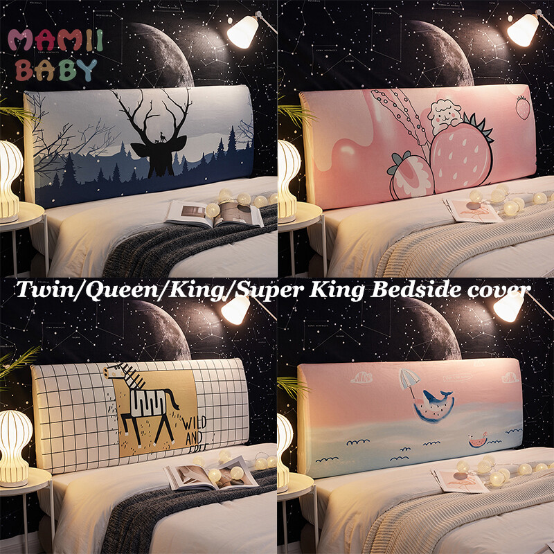 Universal All-inclusive Bed Head Cover Soft-packed Bedside Backrest Cover Dust Cover Net Red Nordic Style Removable and Washable