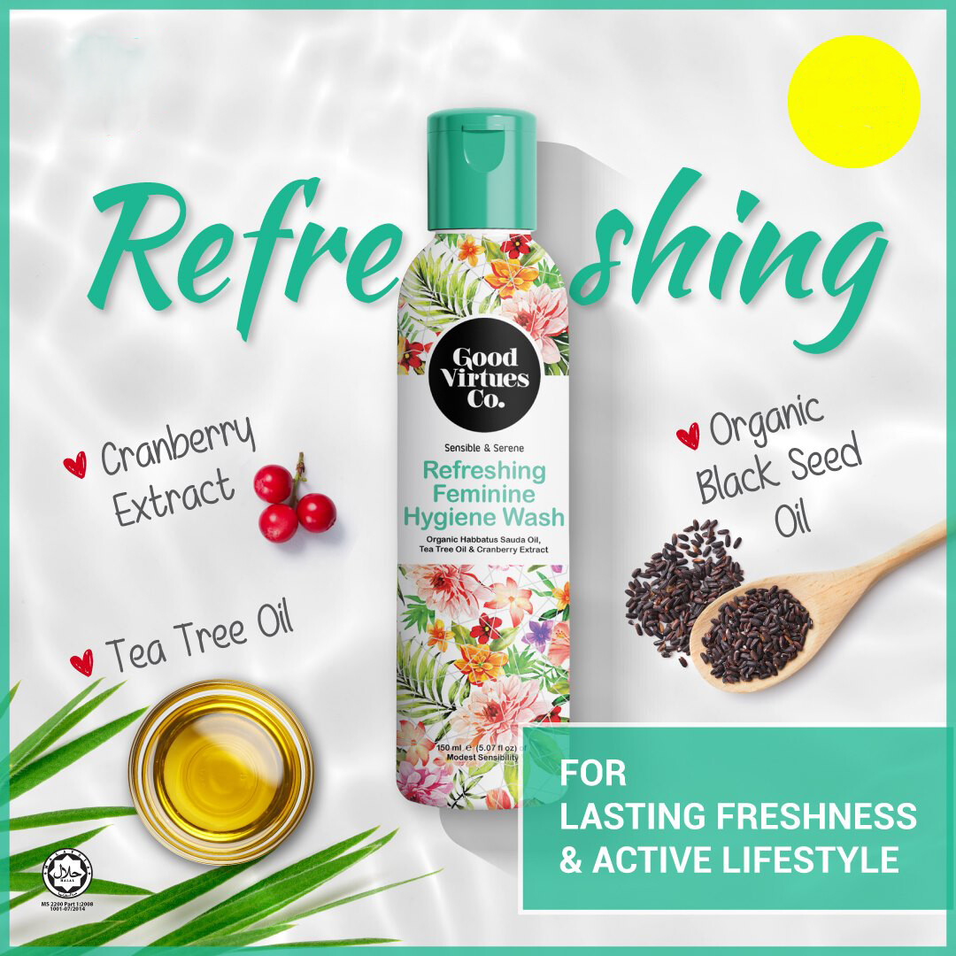 Good Virtues Co. [GVC] Feminine Hygiene Wash 150ml Lazada