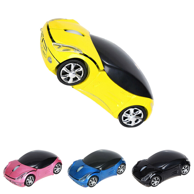 【YIDEA HONGKONG】2.4GHZ Car Mouse Wireless Mouse Cool Car Shape Mice 1600 DPI Optical Gaming Mouse Wireless With Computer USB Receiver