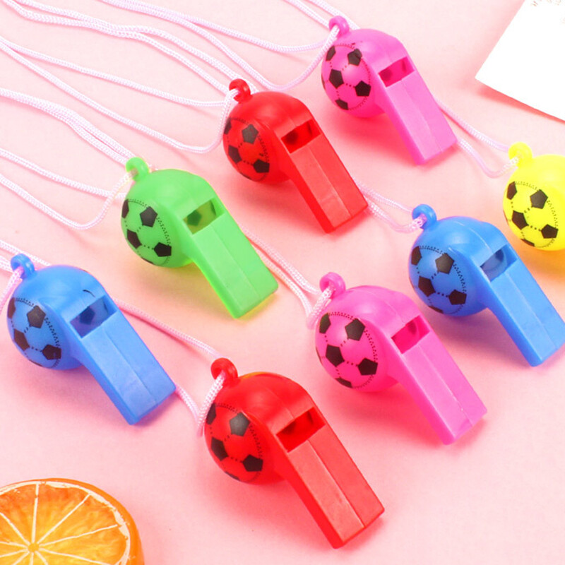 1PC Football Whistle Kids Safety Whistle With String Party Hiking Event Kits Cheerleading Props Kindergarten Gift