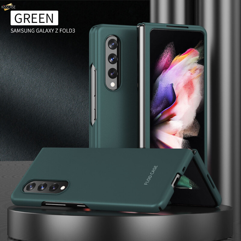 KISSCASE Phone Case for Samsung Galaxy Z Fold 3 5G Case Ultra-thin Cover for Samsung Fold3 Case Full Protector